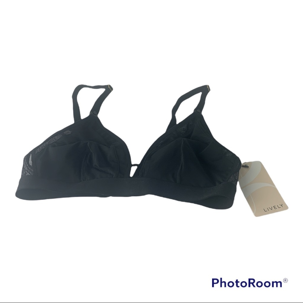 LIVELY The Mesh Trim Bralette - Picture 9 of 11